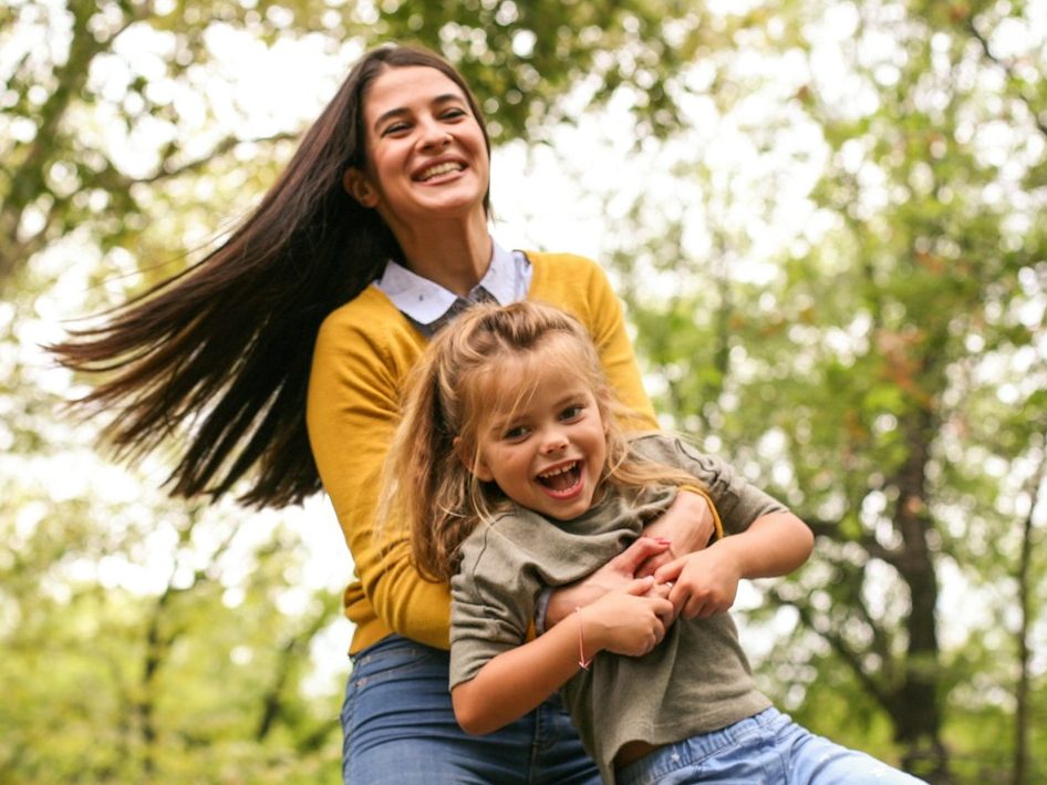 Nanny and Child. Outdoor Activity. Nanny Agency UK